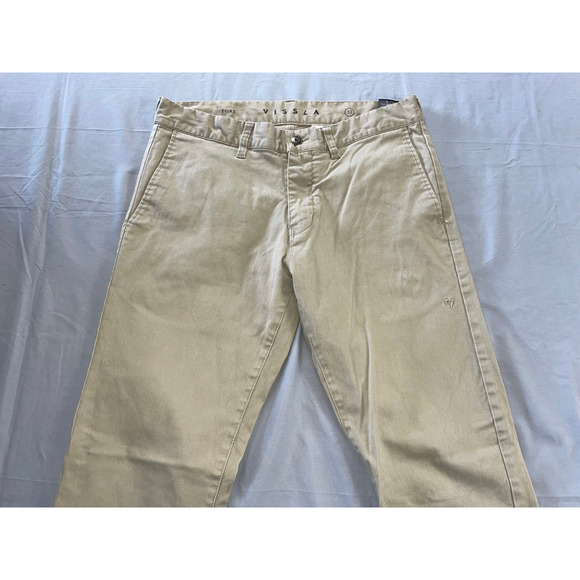 Vissla 'Port' Slim Fit Stretch Poly-Cotton Chino Pants. Beige, Men's 32X29. GUC! - Picture 5 of 9
